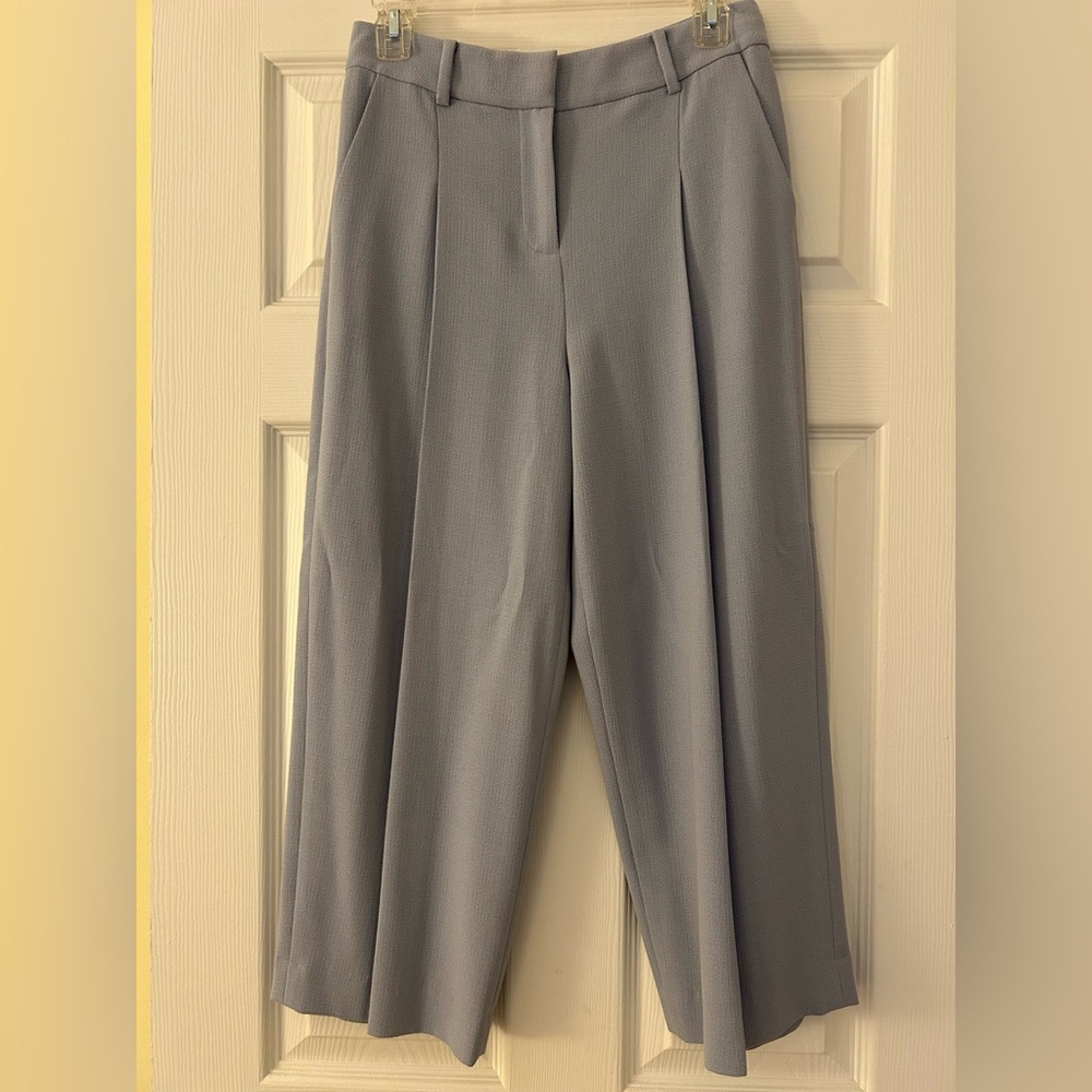 Elegant Rebecca Taylor Gray Women's Cropped Pants
